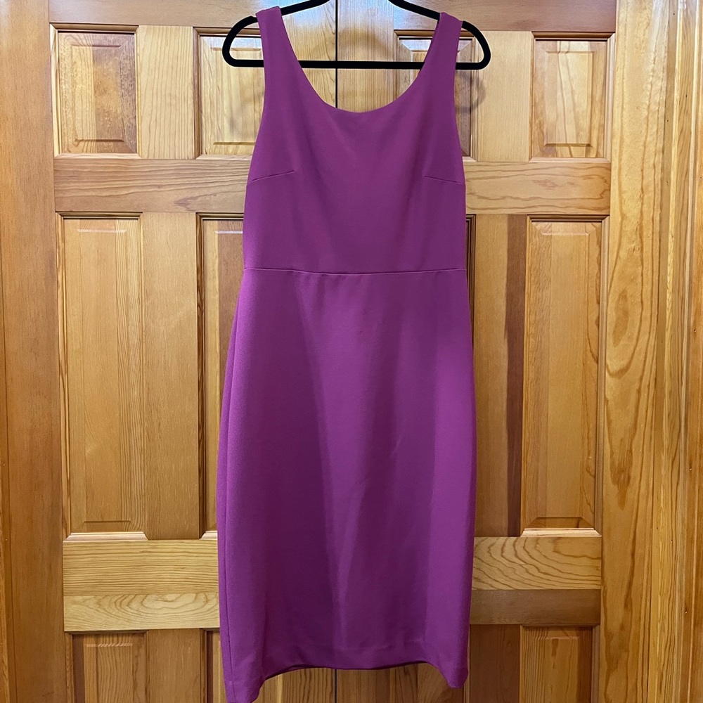 Betsy Johnson raspberry sleeveless dress